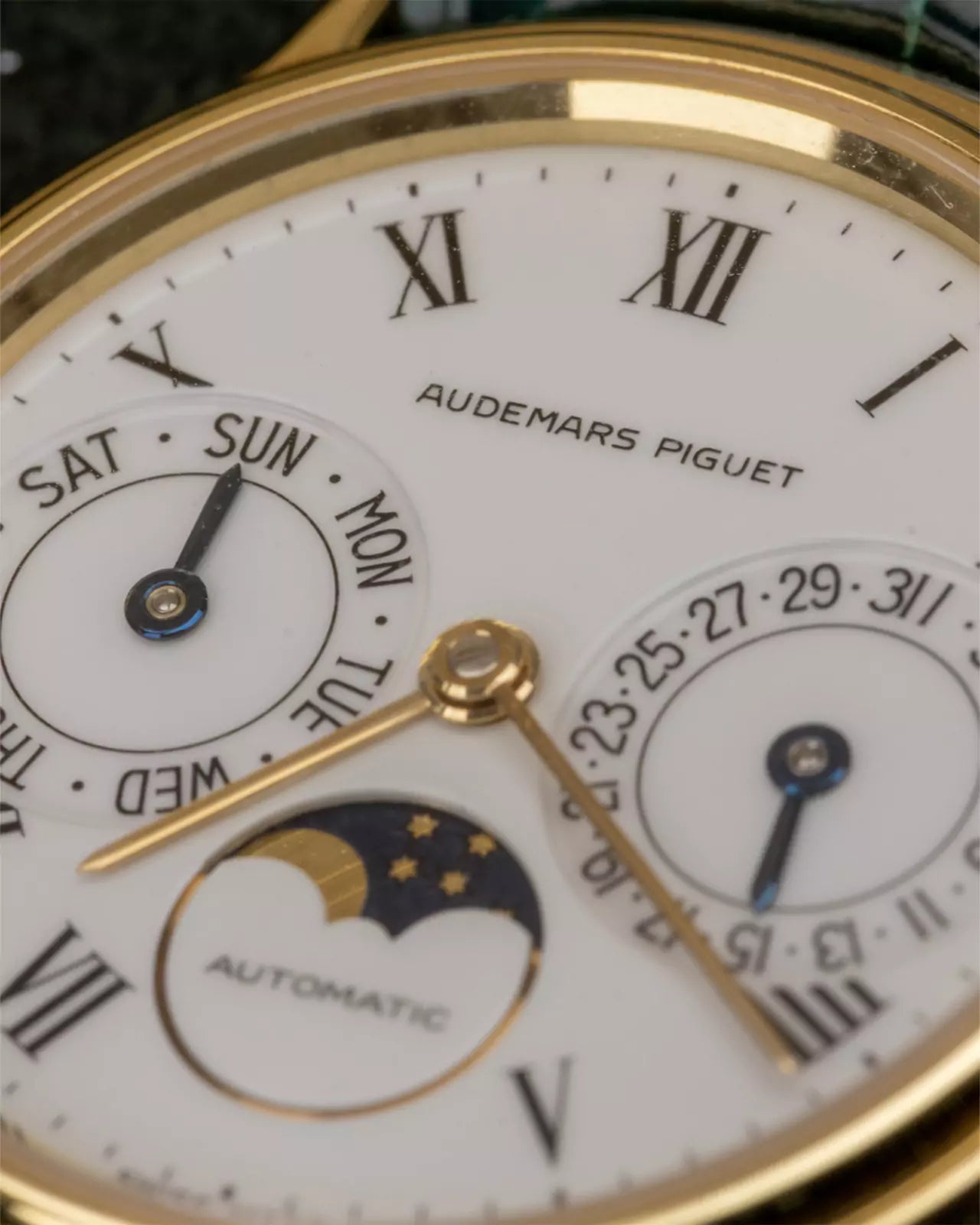 Audemars Piguet Day-Date Mondphase 25589BA Zifferblatt