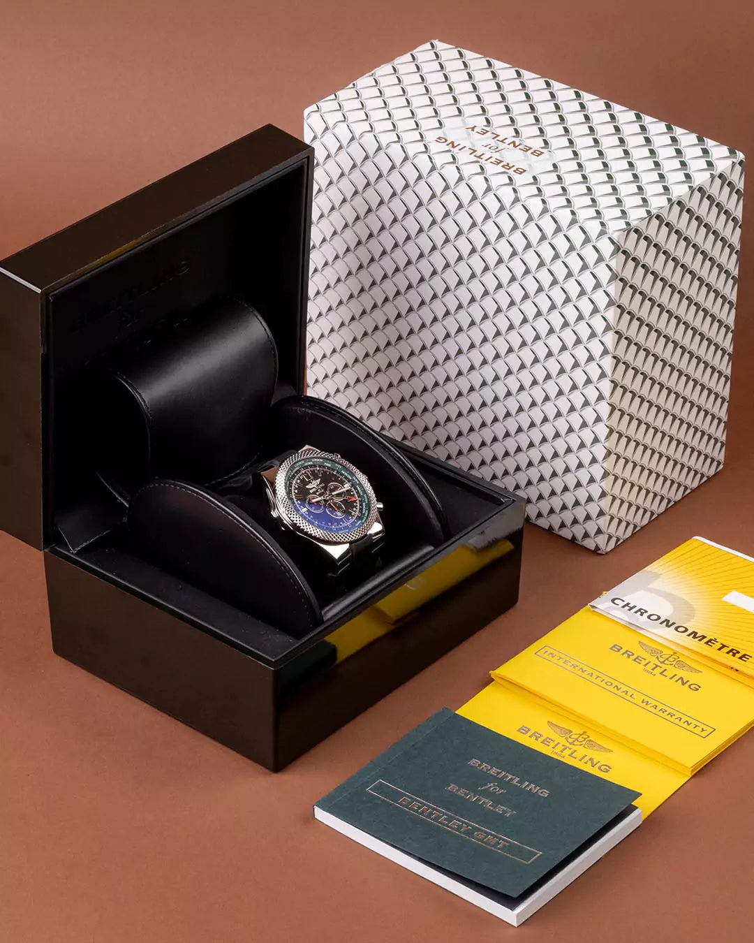 Breitling Bentley A47362 GMT Automatik Racing Green