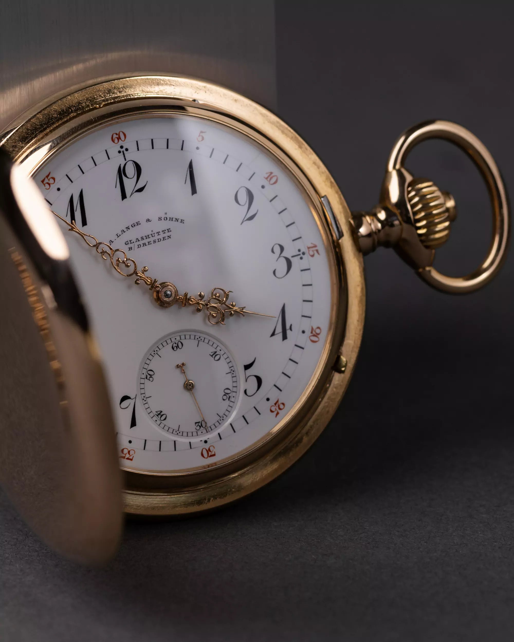 taschenuhr rosegold lange uhr