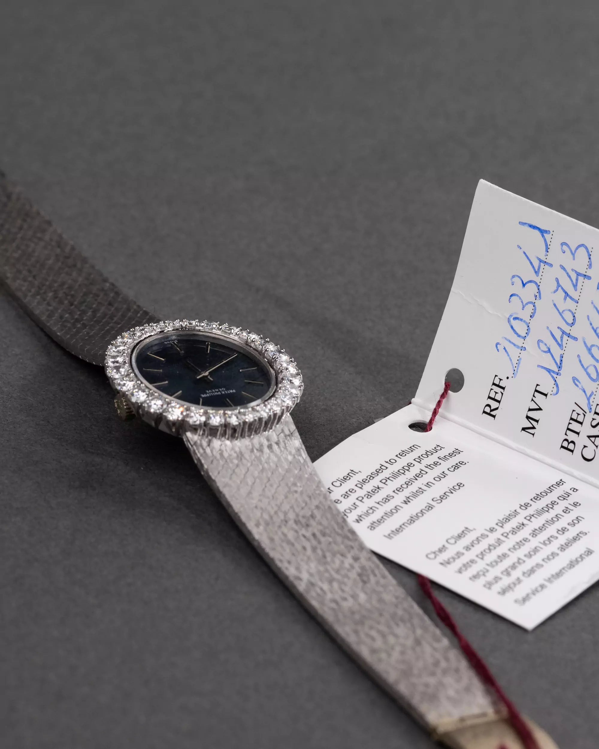Zertifikat Ellipse Patek Philippe
