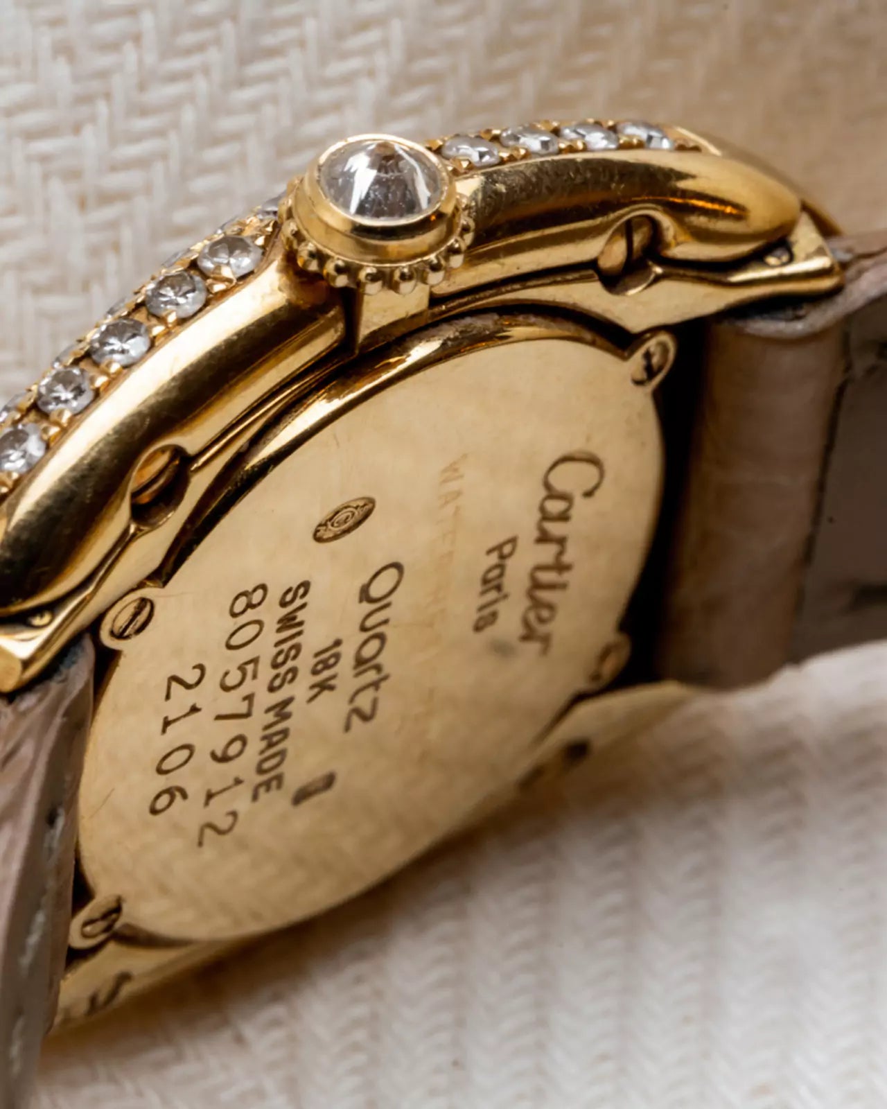 Cartier Baignoire 8057912 Quartz 18K