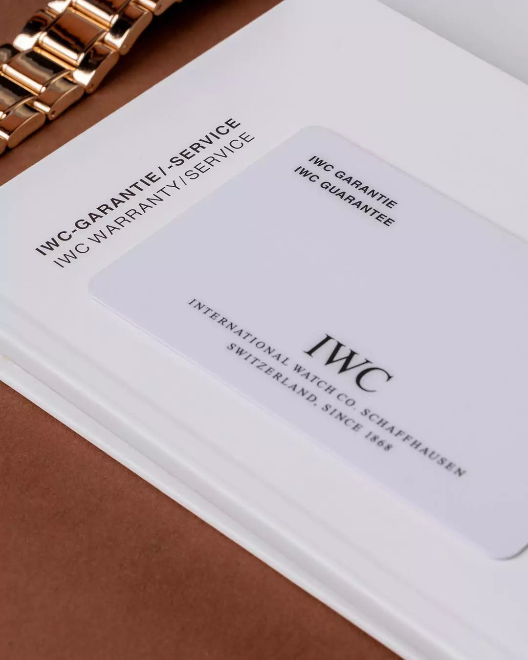 IWC Schaffhausen Portugieser Perpetual Calendar Originalpapiere