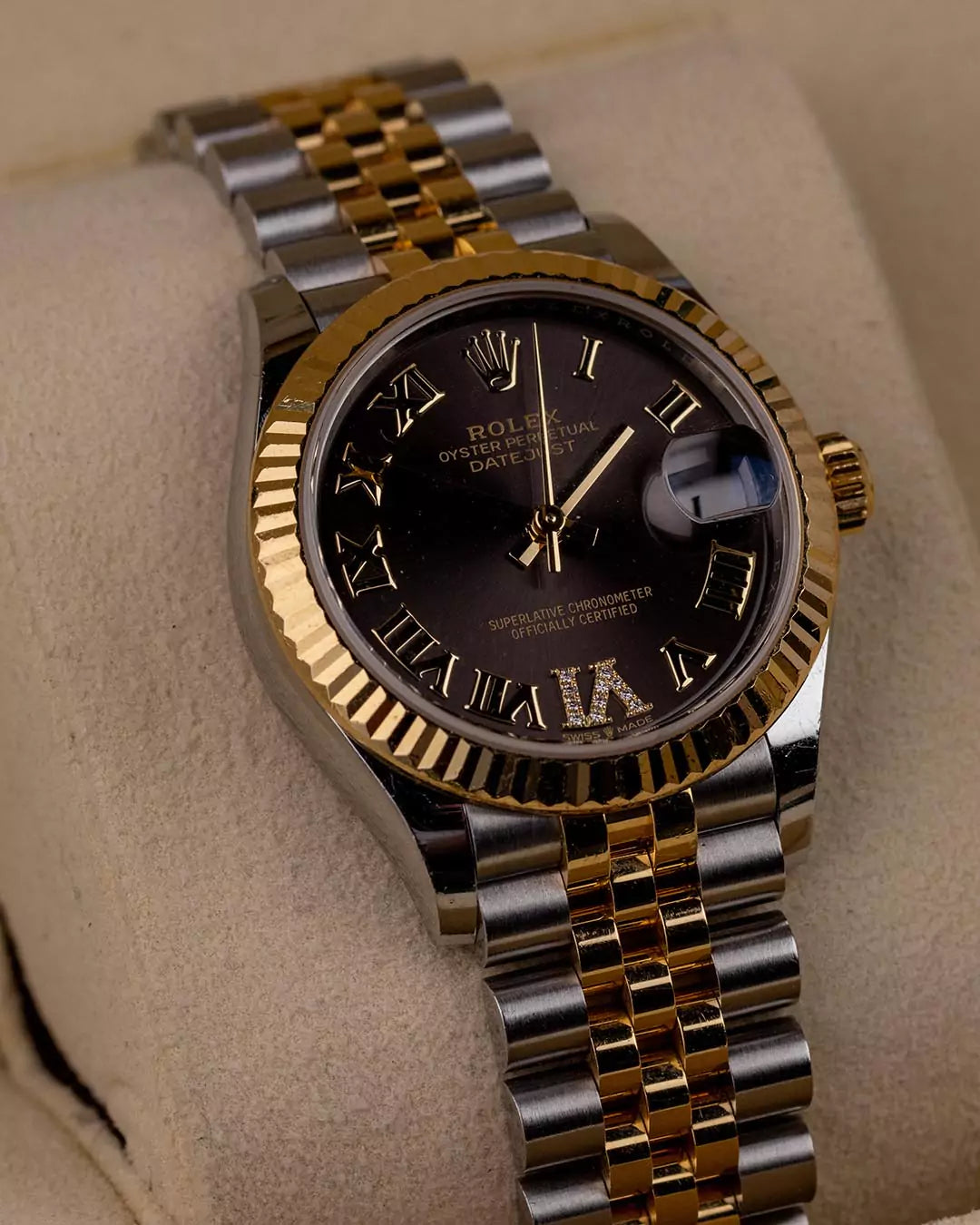 Dark Grey Rolex datejust